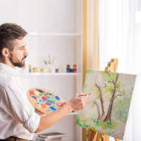 Lienzo preestirado MIAHART para pintar, 5 tamaños surtidos, lienzo blanco para pintura, pintura acrílica y medios de artista (5) - Arteztik