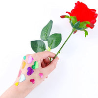 resinta 50 hojas Corazón de purpurina pegatinas día de San Valentín Amor calcomanía decorativo para scrapbooking o Embellishment - Arteztik
