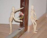Maniquí de madera de artista para dibujar dibujar figura de dibujo modelo de ayuda humana figura artista dibujar pintura modelo maniquí articulado muñeca, 5 pulgadas, color madera - Arteztik
