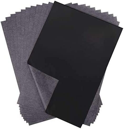 Selizo 100 hojas de papel de calco de transferencia de carbono negro para madera, papel, lienzo y otras superficies de arte (9.0 x 13.0 in) - Arteztik