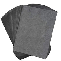 YOTINO - 100 hojas de papel de calzado, color negro de transferencia de carbono A4 con lápiz capacitivo para madera, papel, lienzo y otras superficies artísticas (8,7 x 11.8 in) - Arteztik