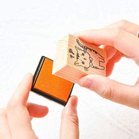 Almohadilla de tinta para huellas dactilares para niños, almohadillas de tinta de arcoíris para manualidades, sellos de goma para pareja, color de bricolaje, regalo para niños y niñas (paquete de 20) (B) - Arteztik
