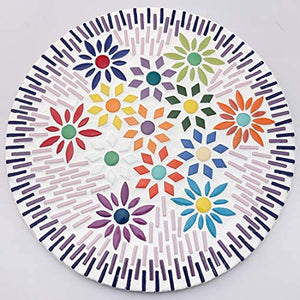 Ehome Shop Azulejos de mosaico de cerámica para manualidades, piezas de mosaico con forma irregular (colores mezclados, 1 libra) - Arteztik