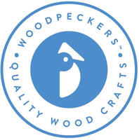 Woodpeckers - Huevos de madera de 1 a 3/8 pulgadas, parte inferior plana de madera sin terminar para manualidades de Pascua, sin pintar, listo para pintar y decorar. - Arteztik
