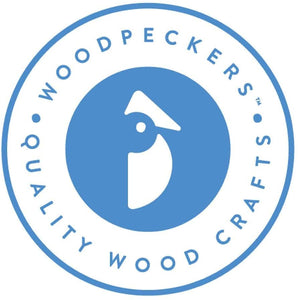 Woodpeckers - Huevos de madera de 1 a 3/8 pulgadas, parte inferior plana de madera sin terminar para manualidades de Pascua, sin pintar, listo para pintar y decorar. - Arteztik