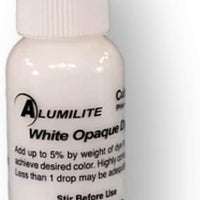 Alumilite Colorant - Tinte líquido de un solo color, color blanco - Arteztik