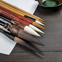 hmay de pincel de caligrafía china tradicional Sumi Pintura Dibujo cepillo para polvo 8pcs/pack - Arteztik