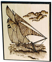 Placa rectangular de madera de tilo hueco de nogal, 6.0 x 8.0 in - Arteztik
