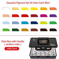 YaToy Gouache Paints Set 24 Colores 1.0 fl oz Jelly Cup— Kit de pinturas impermeables para tela - Arteztik