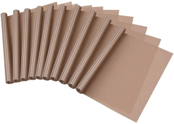 Selizo - Lámina de teflón para transferencia de calor a presión, antiadherente, 12.0 x 16.0 in, 10 unidades, resistente al calor - Arteztik