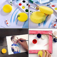Esponjas sintéticas Abuff, esponja redonda para acuarelas para pintura artística, pintura, manualidades, alfarería, arcilla, cerámica, pared - Arteztik

