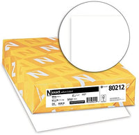 Neenah Exact Vellum Bristol papel para tarjetas, 250 hojas, 67 libras, blanco, brillo 94 - Arteztik
