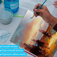 Heartybay - Paneles de lona para pintura acrílica, paneles de lona de 8.1 x 10.0 in, paneles de lona para principiantes, decoración de Navidad (12 unidades) - Arteztik