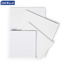 Zacklla Painting Canvas Panels Multi Pack, 5x7", 6x6", 8x8", 8x10" Set de 48, Canvas Boards for Painting - Arteztik
