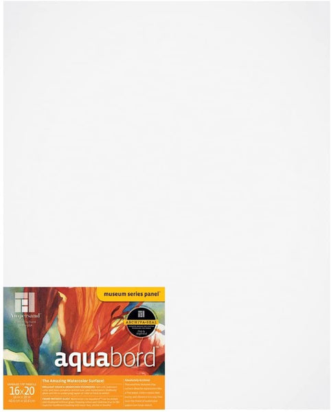 Ampersand Aquabord Panel para acuarela y gouache, 7/8 pulgadas de profundidad, 16 x 20 pulgadas (CBTC1620) - Arteztik