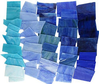 Lanyani - Juego de láminas de cristal para manualidades (35oz), varios colores y texturas - Arteztik
