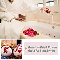 LVOPO – Juego de flores secas naturales para baño, fabricación de jabón, fabricación de velas, 9 bolsas incluyen lavanda seca, pétalos de rosa, flor de jazmín y más - Arteztik
