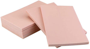 Oopsu - Lote de 6 bloques de goma para sellos de goma, color rosa pálido, para sellos, manualidades y proyectos de manualidades - Arteztik
