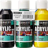 Sargent Art 22-4806 juego de pintura acrílica primaria, 4 onzas, paquete de 6 (Тwo Рack) - Arteztik