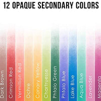 US Art Supply 12 colores primarios opacos acrílico aerógrafo pintura Set con reductor y limpiador 1 oz. Botellas - Arteztik
