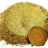 Pigmento en polvo de Mica Eye Candy "Taba Gold" (1.76 oz) multiusos para manualidades y manualidades, bombas de baño naturales, pintura, jabón, esmalte de uñas, bálsamo labial (oro rosa, 1.76 oz) - Arteztik