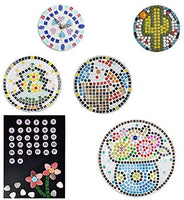 Esweny 120 piezas de mosaico de arte micro cinturón de cerámica para hacer mosaico oval ultradelgado de cerámica manual de bricolaje decoración de mosaico joyería pendientes - Arteztik
