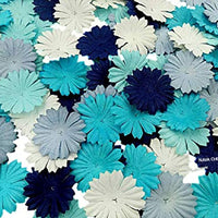 Nava Chiangmai 100 azul tono de color Mulberry Margarita Flores Adornos para álbum de recortes - Arteztik
