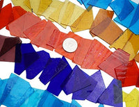 Lanyani - Hojas de vidrio para vidrieras, mosaicos de vidrio para obras de arte y manualidades, 35 oz, color azul - Arteztik
