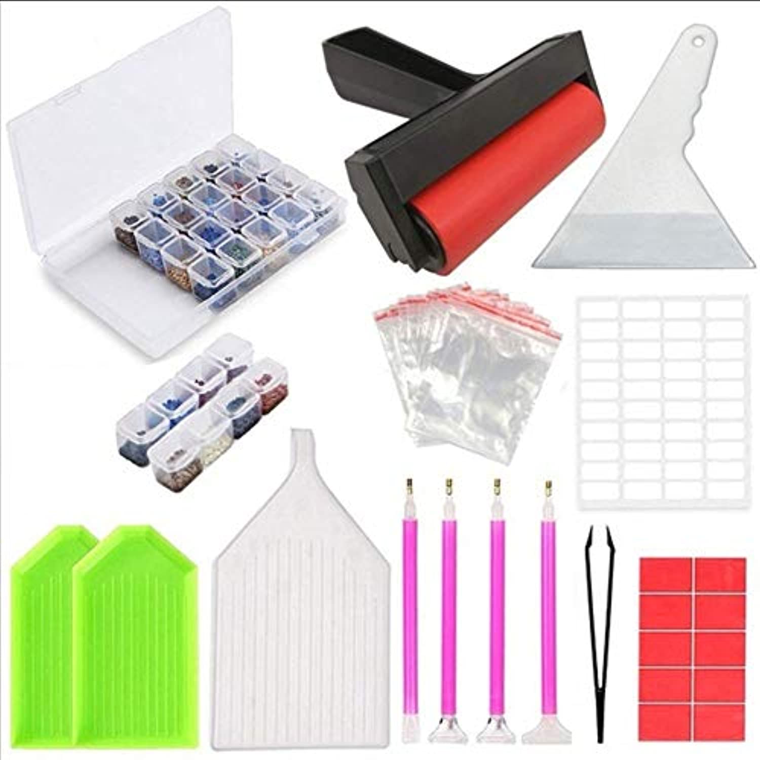 Comprar Kit de herramientas de pintura de diamantes 5D, accesorios para  manualidades, caja de almacenamiento, bandeja para bolígrafos
