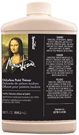 Mona Lisa diluyente de pintura inodoro de 32 onzas - Arteztik