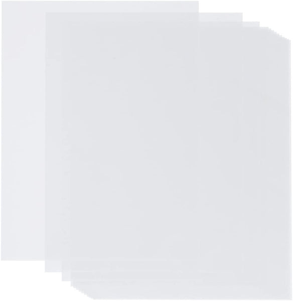 Paquete de 100 hojas de papel vitela - Papel blanco traslúcido para dibujar y calcar - 8 1/2 x 11 pulgadas - Papel tradicional para dibujar cómics y animaciones - Arteztik