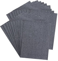 U.S. Art Supply - Papel de transferencia de carbono de grafito (9.0 x 13.0 in, 50 hojas, papel de calco negro para todas las superficies de arte - Arteztik
