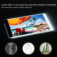 Alimentado por USB ultrafina A4 LED Tablero de Trazado de Bloc de dibujo animación caja de luz caja de luz, Tablet lona en blanco para pintar - Arteztik
