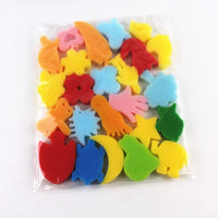 Toyandona - Esponja de pintura para niños, 24 unidades, para hacer manualidades con graffiti y acuarela, para niños, estudiantes (patrón aleatorio) - Arteztik
