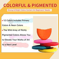 TBC The Best Crafts - Paleta de acuarela de 36 colores con 3 pinceles de pintura, suministros de arte educativo para la escuela de niños - Arteztik

