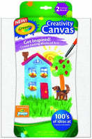 Crayola - Juego de lienzos de pintura, 2 unidades, color blanco - Arteztik
