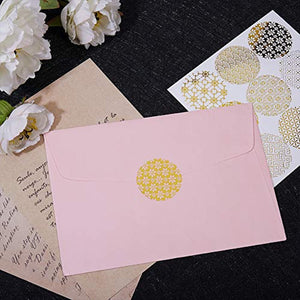 PH PandaHall 50 hojas círculos, pegatinas de pegatinas para cuadros de paster, pegatinas decorativas para caja de regalo, decoración de álbumes de recortes, decoración (450 piezas en total) - Arteztik