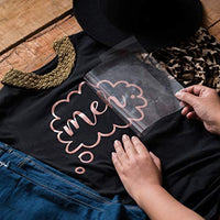 Bright Idea - Cinta de transferencia de 100.1 x 24.9 ft para transferencia de calor, papel de transferencia de calor, cinta transparente para impresión HTV | Alineación perfecta de Silhouette Cameo, Cricut - Arteztik
