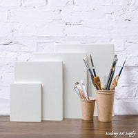 Academy Art Supply lona paneles Value Multi Pack 5 x 7, 8 x 10, 9 x 12, 11 x 14 Conjunto de 28 - Arteztik
