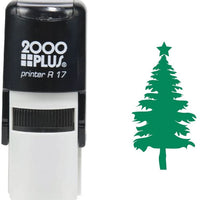Árbol de Navidad 2000 Plus Auto entintado sello de goma – Green Ink - Arteztik