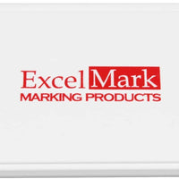 ExcelMark - Almohadilla de tinta para sellos de goma 2-1/8 por 3-1/4 pulgadas - Arteztik