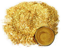 Pigmento en polvo de Mica Eye Candy "Taba Gold" (1.76 oz) multiusos para manualidades y manualidades, bombas de baño naturales, pintura, jabón, esmalte de uñas, bálsamo labial (oro rosa, 1.76 oz) - Arteztik
