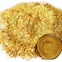 Pigmento en polvo de Mica Eye Candy "Taba Gold" (1.76 oz) multiusos para manualidades y manualidades, bombas de baño naturales, pintura, jabón, esmalte de uñas, bálsamo labial (oro rosa, 1.76 oz) - Arteztik