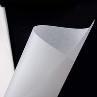 MyLifeUNIT - Papel de trazado translúcido, 100 hojas, 7.9 x 11.0 in, color blanco - Arteztik