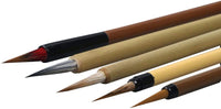 Wancetang - Juego de pinceles de caligrafía china para pintura profesional, 5 unidades - Arteztik
