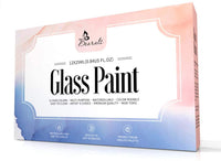 Pintura de cristal, pintura de vidrio teñido, pintura de color de vidrio para botella de vino, bombillas y cerámica (12 colores x 0.84 fl.oz) - Arteztik
