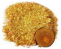 Pigmento en polvo de Mica Eye Candy "Taba Gold" (1.76 oz) multiusos para manualidades y manualidades, bombas de baño naturales, pintura, jabón, esmalte de uñas, bálsamo labial (oro rosa, 1.76 oz) - Arteztik
