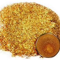 Pigmento en polvo de Mica Eye Candy "Taba Gold" (1.76 oz) multiusos para manualidades y manualidades, bombas de baño naturales, pintura, jabón, esmalte de uñas, bálsamo labial (oro rosa, 1.76 oz) - Arteztik