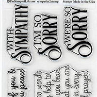 Los sellos de la vida simpatía sellos para hacer tarjetas y para álbumes de recortes por Stephanie Barnard - Sympathy2Stamp - Arteztik