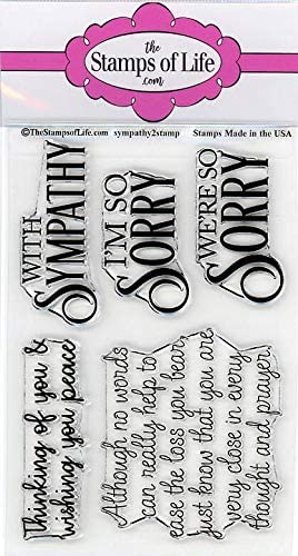 Los sellos de la vida simpatía sellos para hacer tarjetas y para álbumes de recortes por Stephanie Barnard - Sympathy2Stamp - Arteztik